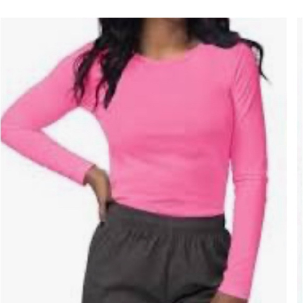 Women's Pink Long Sleeve Tee
